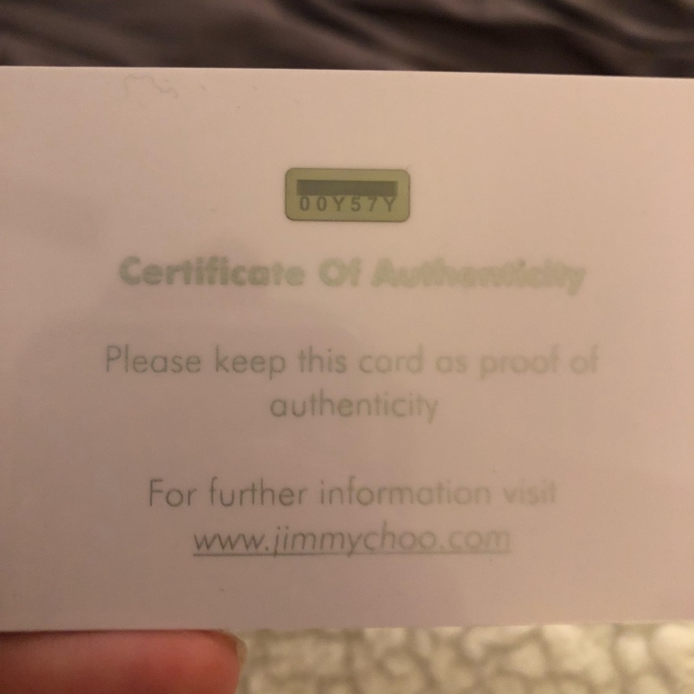 Authentic Gray Jimmy Choo Bag - Picture 8 of 8